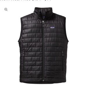Patagonia Black Quilted Insulated Vest